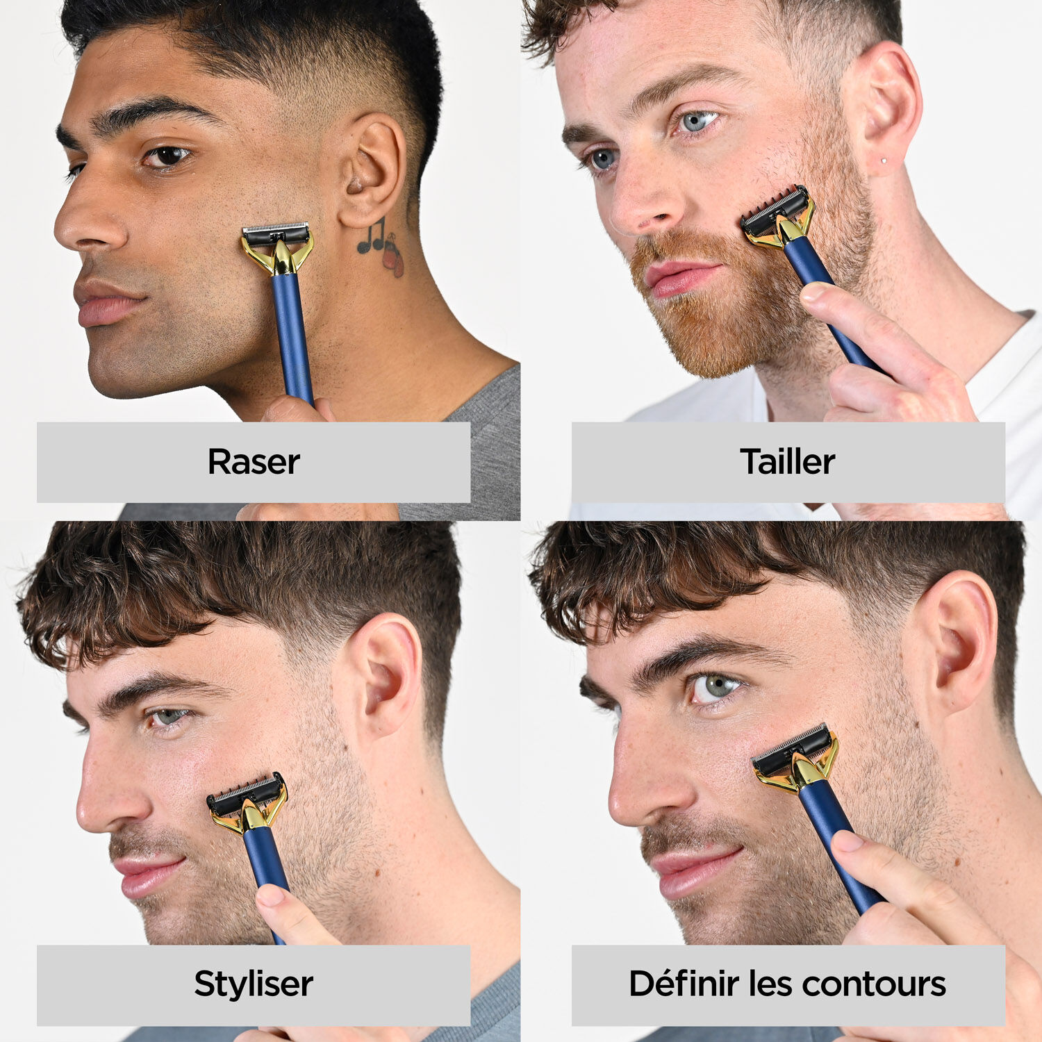 Rasage sur peau humide et s&egrave;che